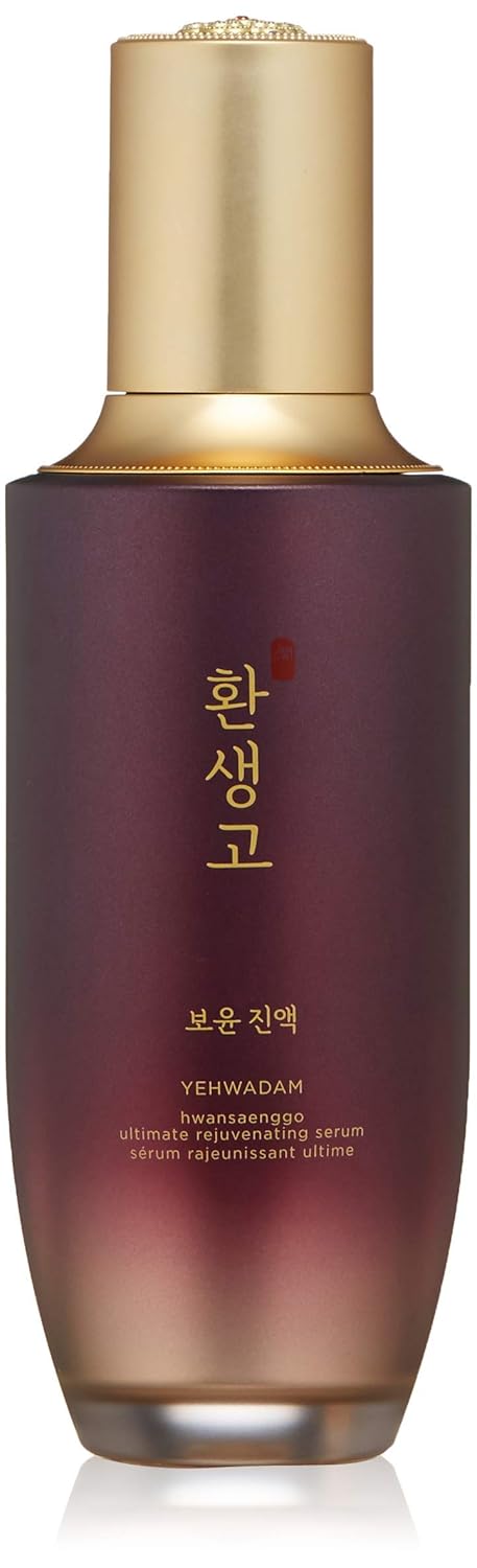 The Face Shop Yehwadam Hwansaenggo Ultimate Rejuvenating Serum | Ultra-Nourishing Balm-Type Cream for Skin Texture & Resilience | Skin Balance, Vitality & Natural Radiance Restoration, 1.52 Fl Oz